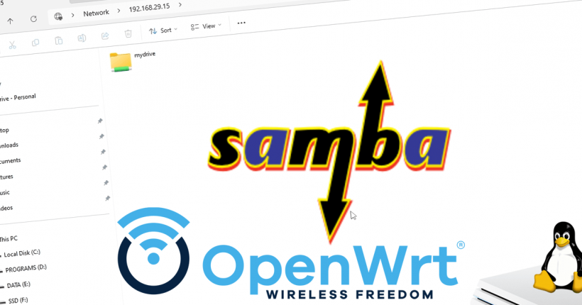 Learn how you can setup a home Samba Server (Network Share) on your OpenWrt device using a USB drive using this step-by-step tutorial.